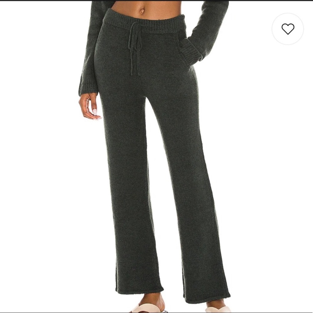 Revolve one grey day Skylar Pant in Hunter